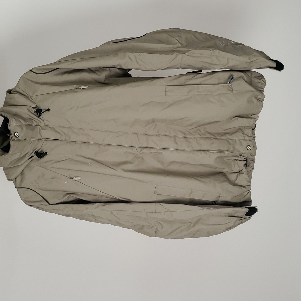 Descente DNA Men Jacket tan snow winter snowboarding ski winter sz M